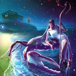 Princess with A Crab (Zodiac111)